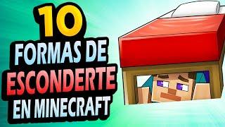  10 Formas de ESCONDERTE en Minecraft