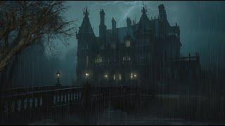 Gothic Melancholy Haunting Piano  Vampire Citys Music  Rainy Night  Dark Academia