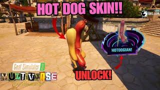 UNLOCK HOT DOG SKIN HOTDOGIAN GOAT SKIN Goat Simulator 3 Multiverse of Nonsense DLC UPDATE