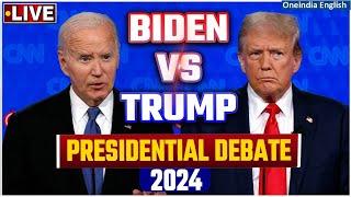 Trump Vs Biden Presidential Debate 2024  Youre the su**ker. Youre the loser Biden tells Trump