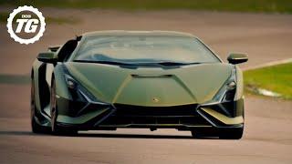 Chris Harris vs Lamborghini Sián  800bhp + hyper-hybrid Lambo  Top Gear Series 30