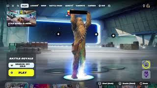 New Fortnite Chewbacca with build in emote