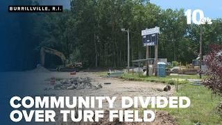 Community divided as Burrillville High School plans to add turf field