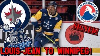 Winnipeg Jets Sign Darick Louis-Jean to AHL Contract Jets Fan Reaction