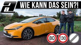 2024 Toyota Prius vs. WLTP  Wie viel braucht er  WIRKLICH?  80 vs 130 vs Vollgas  VERBRAUCHSTEST