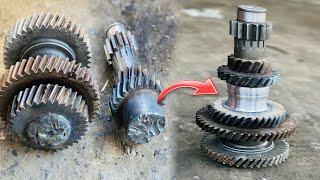 How to Repair a Broken Gear Main Block that other Mechanic were Refused to Repair