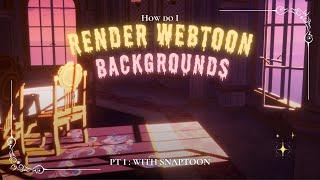 Webtoon Render Tutorial PT 12  Backgrounds With Snaptoon