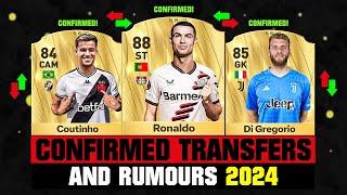 FIFA 25  NEW CONFIRMED TRANSFERS & RUMOURS  ft. Ronaldo Coutinho Di Gregorio... etc