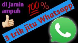 3 trik whatsapp yang jarang orang lain tau CaraPoww