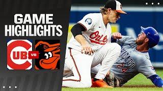 Cubs vs. Orioles Game Highlights 71024  MLB Highlights