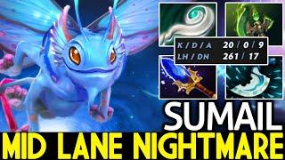 SUMAIL Puck Mid Lane Nightmare Aggressive Right Click Dota 2