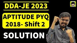 DDA JE Previous Year Question Paper  Solution  Quantitative Aptitude