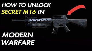 How to unlock the SECRET M16 BLUEPRINT in Modern Warfare OVERPOWERED