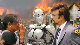 Robot Saving Life Of A Girl Tollywood Movie Ultimate Interesting Action Scene  Kotha Cinemalu