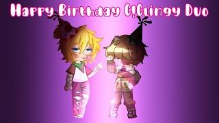 Happy Birthday C Clingy Duo Yes I know it’s late shush  Gacha Club Meme 