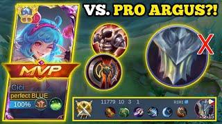 CICI VS. PRO ARGUS hard match  CICI BEST BUILD AND EMBLEM -MLBB #cicimlbb #argusmlbb #ciciplays