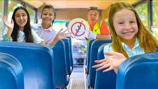 Nastya and the rules for children on the school bus