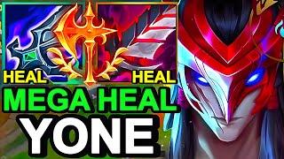 Wild Rift China Yone Jungle - MAX HEAL & CRIT YONE BUILD RUNES - Challenger Solo Rank Gameplay