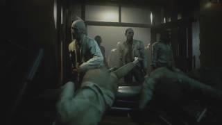Resident Evil 3 Remake - Zombie Gauntlet At Hospital Protecting Jill And Tyrell