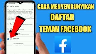 Cara Menyembunyikan Daftar Teman Di Facebook 2022  Sembunyikan Daftar Teman Facebook 