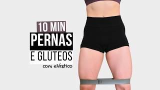 TREINO DE PERNAS E GLÚTEOS EM CASA  GANHE MASSA E DEFINIÇÃO MUSCULAR USANDO APENAS UM ELÁSTICO