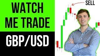 LIVE Forex Trading GBPUSD Watch the Trade Start to Finish 