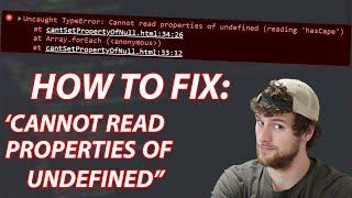 How To Fix Uncaught TypeError Cannot read properties of undefined - JavaScript Debugging