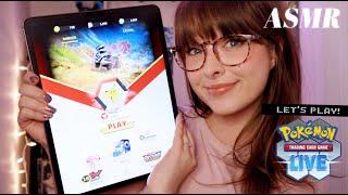 ASMR  Lets Play Pokemon TCG Live Together Relaxing iPad Gaming for a Good Nights Sleep 