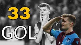 ALEXANDER SØRLOTH TRABZONSPOR KARİYERİNDEKİ TÜM GOLLERİ 33 Gol