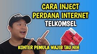 CARA INJECT KUOTA PERDANA TELKOMSEL INTERNET MAX TERBARU  WAJIB BAGI KONTER PEMULA