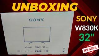How To  Unboxing & First Look  Sony W830K 32 Smart Google TV