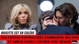 Brigitte va pas aimer  Des photos rapprochées dEmmanuel Macron et Amélie Oudéa-Castera font réagir