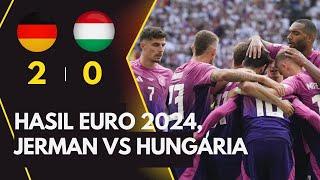 Hasil Euro 2024 Jerman vs Hungaria Skor 2-0