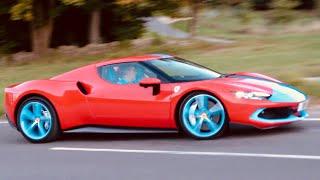 Ferrari 296 GTB hybrid supercar on-road review. Which is better this or the Ferrari SF90?