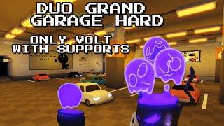 Volt only with supports Duo Grand Garage Hard  Roblox Tower Heroes