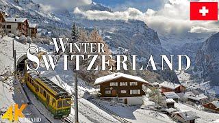 Winter Switzerland 4K Ultra HD • Stunning Footage Scenic Relaxation Film with Calming Music