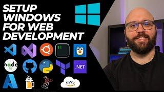 Setting Up a Windows PC For Web Development WSL Git Visual Studio Oh My Zsh etc