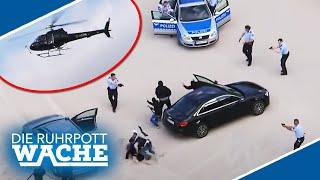 Filmreife Helikopter-Verfolgungsjagd Überfall eines Geldtransporters  Die Ruhrpottwache  SAT.1