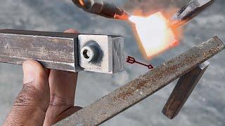 Old waste sand made a steel cutting tool like youve never seen before  unique technique for tools