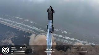 Starship Flight 4 From Launch to Booster Ocean First Time Landing - Complete Video