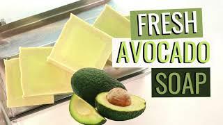 How To Make Fresh Avocado Soap  Simple Avocado Soap Making At Home