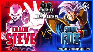 DBFZ STRONGER EVERY DAY COACH STEVE TAKES ON SONICFOXS BABY VEGETA  Dragon Ball FighterZ