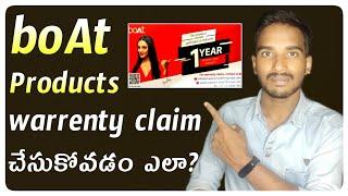 How to claim warrenty for boat products in telugu 2022  by Prasad  @TeluguTechstore1