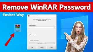 How To Remove Password From WinRAR File  Remove Password From RAR  Remove WinRAR Password Easy
