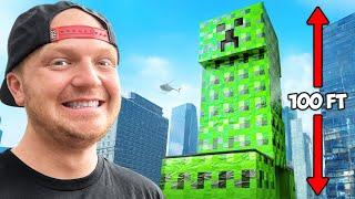 I Survived Worlds Biggest Minecraft Creeper