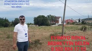 SAMSUN ATAKUM DA FULL DENİZ MANZARALI EMSALSIZ ARSA