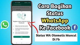 Cara bagikan status whatsapp ke facebook secara otomatis