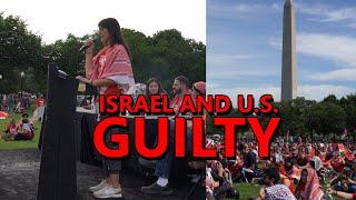 Pro-Palestinian Protestors Hold PEOPLES COURT of Justice Israel & U.S. Guilty of All Charges