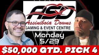 Assiniboia Downs - FREE HORSE RACING PICKS - Pick 4  Monday 52923