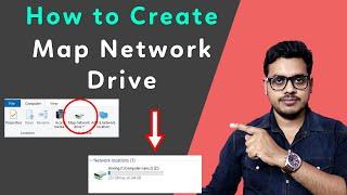 How to create map network drive in windows 10 in LAN  Map Network Drive in windows 10  Z Drive